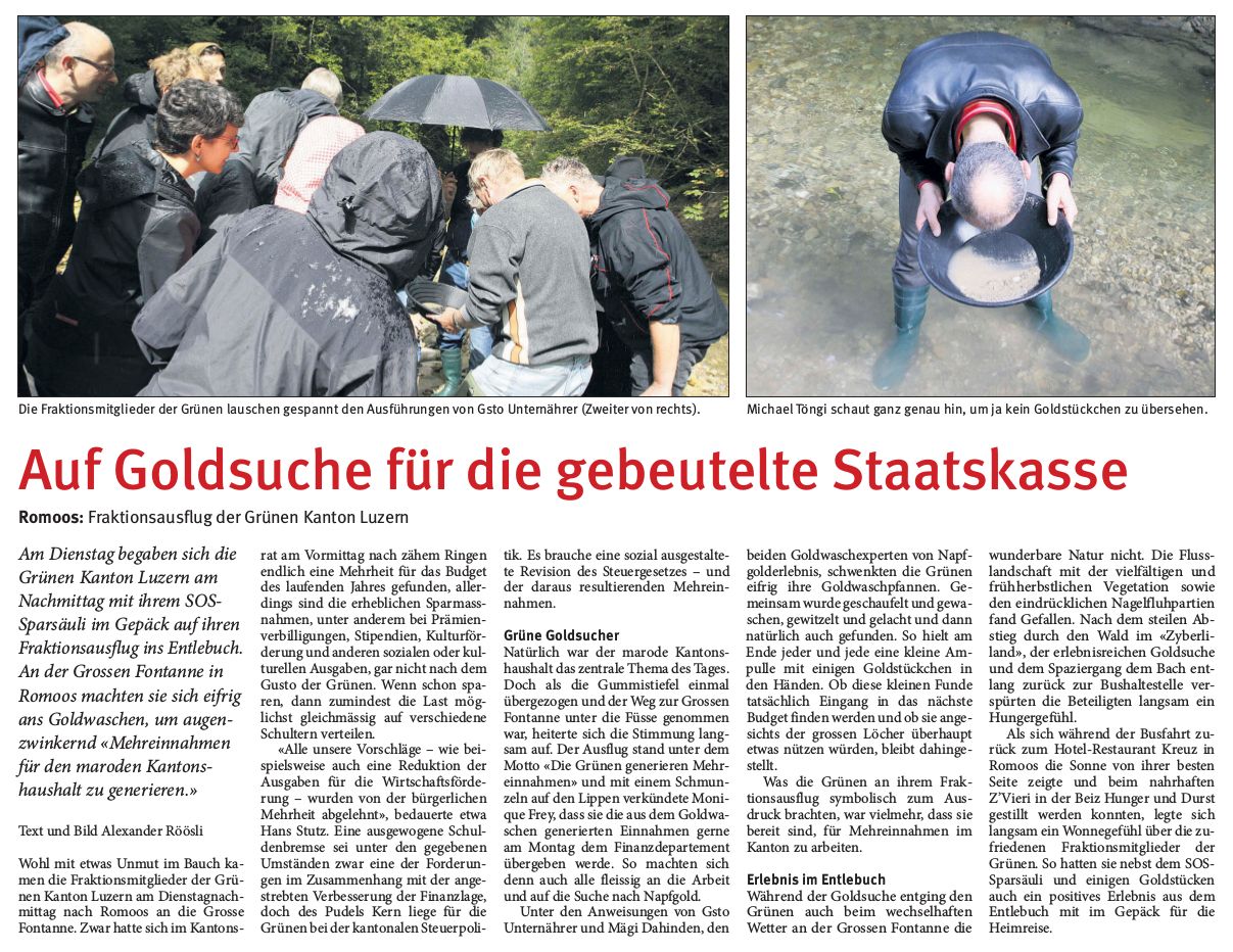Abb. Artikel Entlebucher Anzeiger