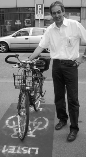 Ruedi Meier auf dem roten Teppich