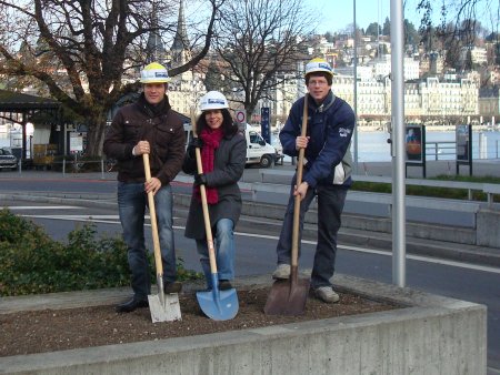 Symbolischer Spatenstich zum Tiefbahnhof Symbolischer Spatenstich zum Tiefbahnhof